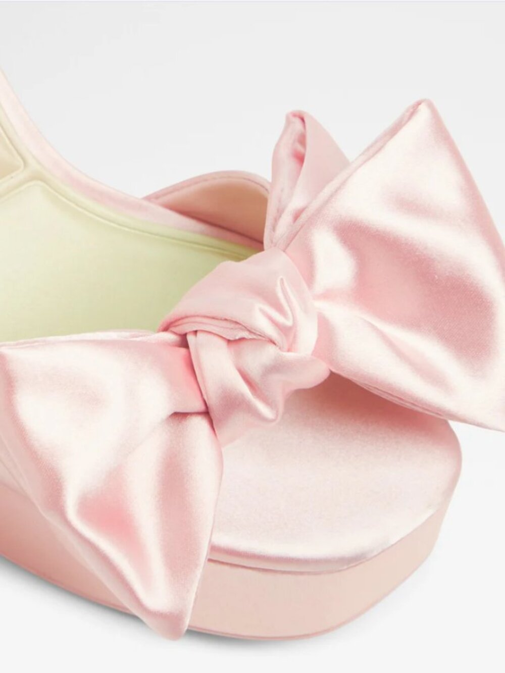 ALDO x Disney - "Stepsister" Pink Bow Heeled Sandals - Picture 3 of 7